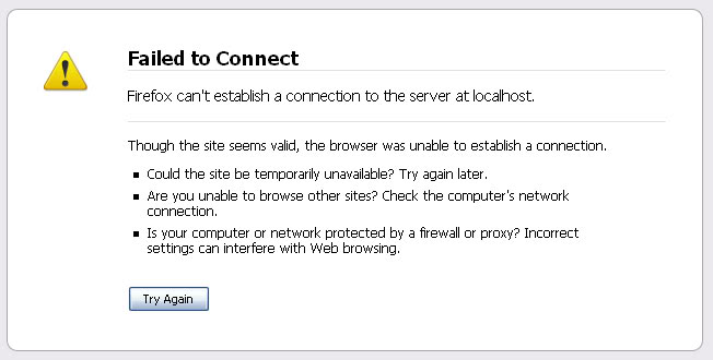 Cannot establish connection. Can't establish a connection with site.. Failed to connect to the Server. Establish connection. Failed to connect MTP.